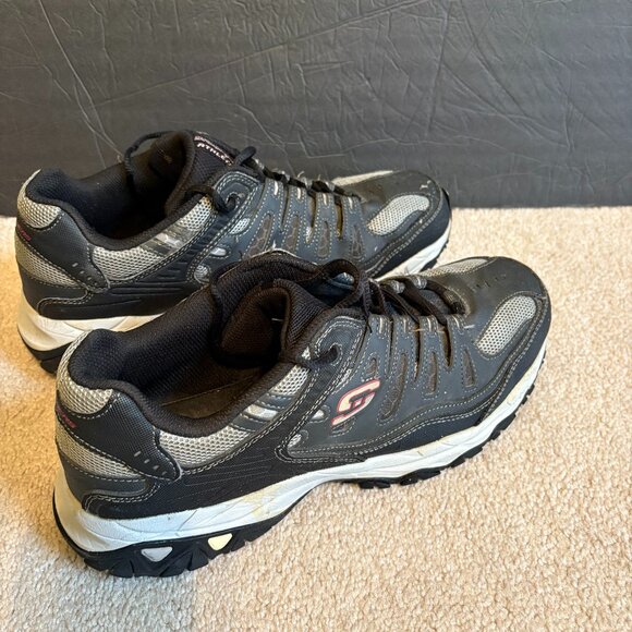 Skechers After Burn Trail Hiking Shoes Men's Size 12 Black Gray 50125 - Picture 1 of 10